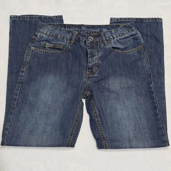 Rip Curl ✦ Medium Wash Denim Jeans ✦ Cotton Casual Button Fly Relaxed Fit Sz 31 - Picture 6 of 10
